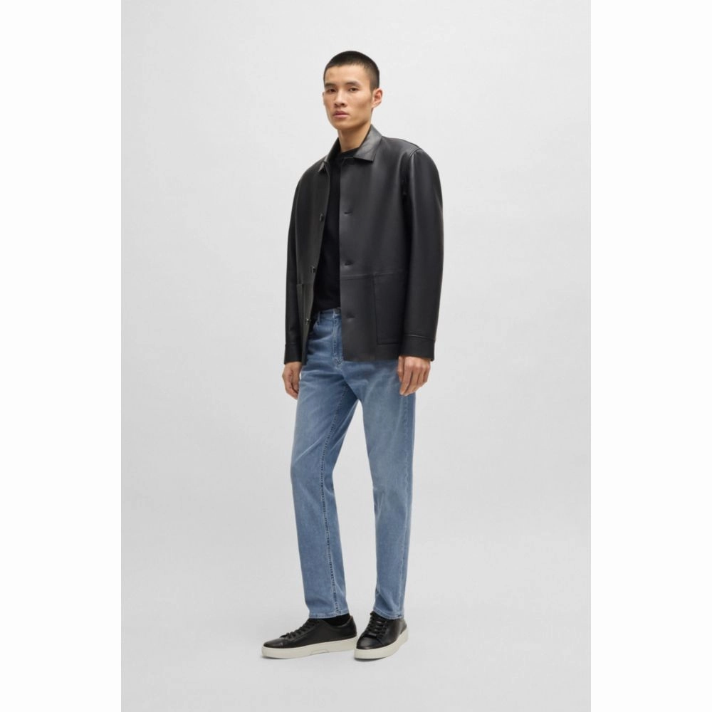 Maine regular-fit jeans in blue stretch denim