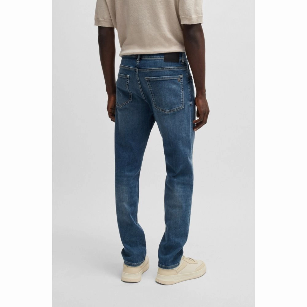 Maine regular-fit jeans in blue super-stretch denim