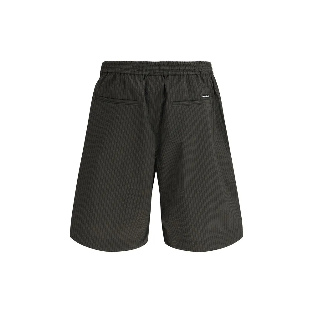Maison Kitsun Striped Men's Shorts
