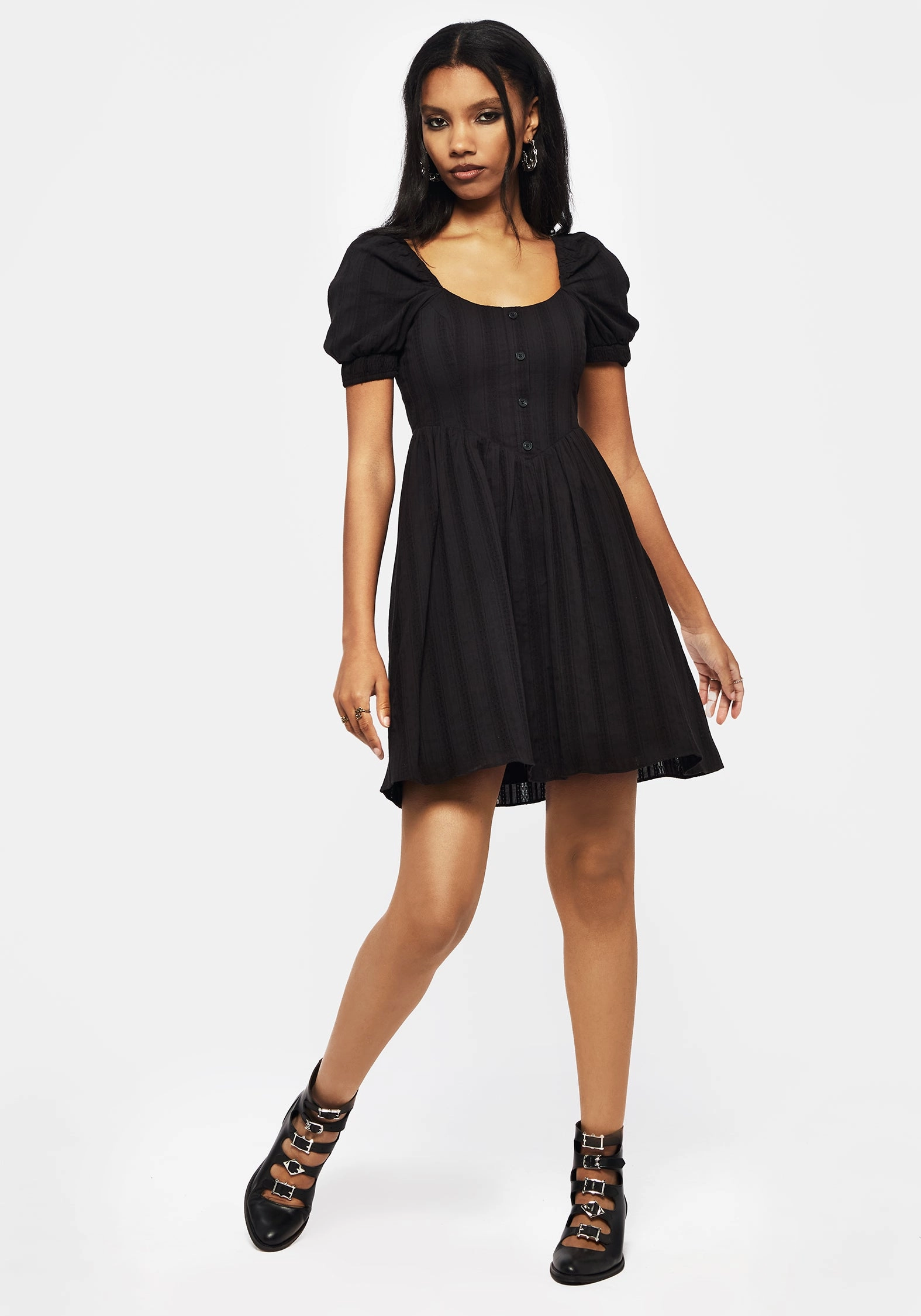Marcia Broderie Mini Dress