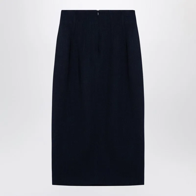 Margaux Lnnberg Women's blue Wool-Blend Marlo Skirt