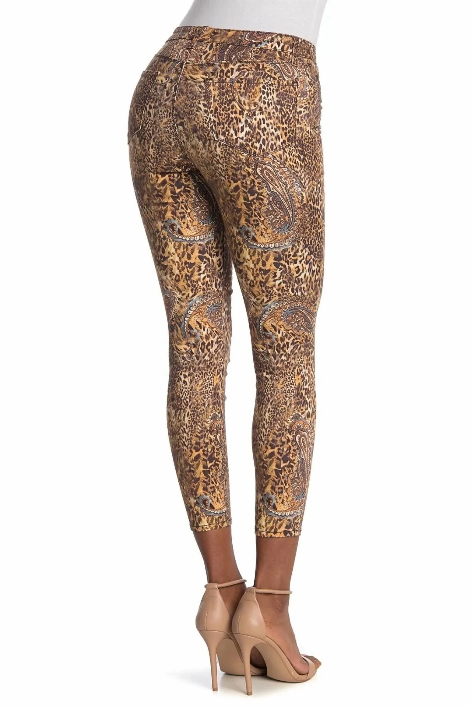 Margot Jeans In Brown Print