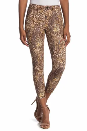 Margot Jeans In Brown Print Activewear Womens - yoga pants clearance