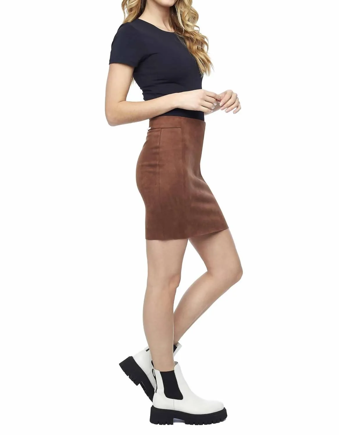 Margot Vegan Suede Skirt