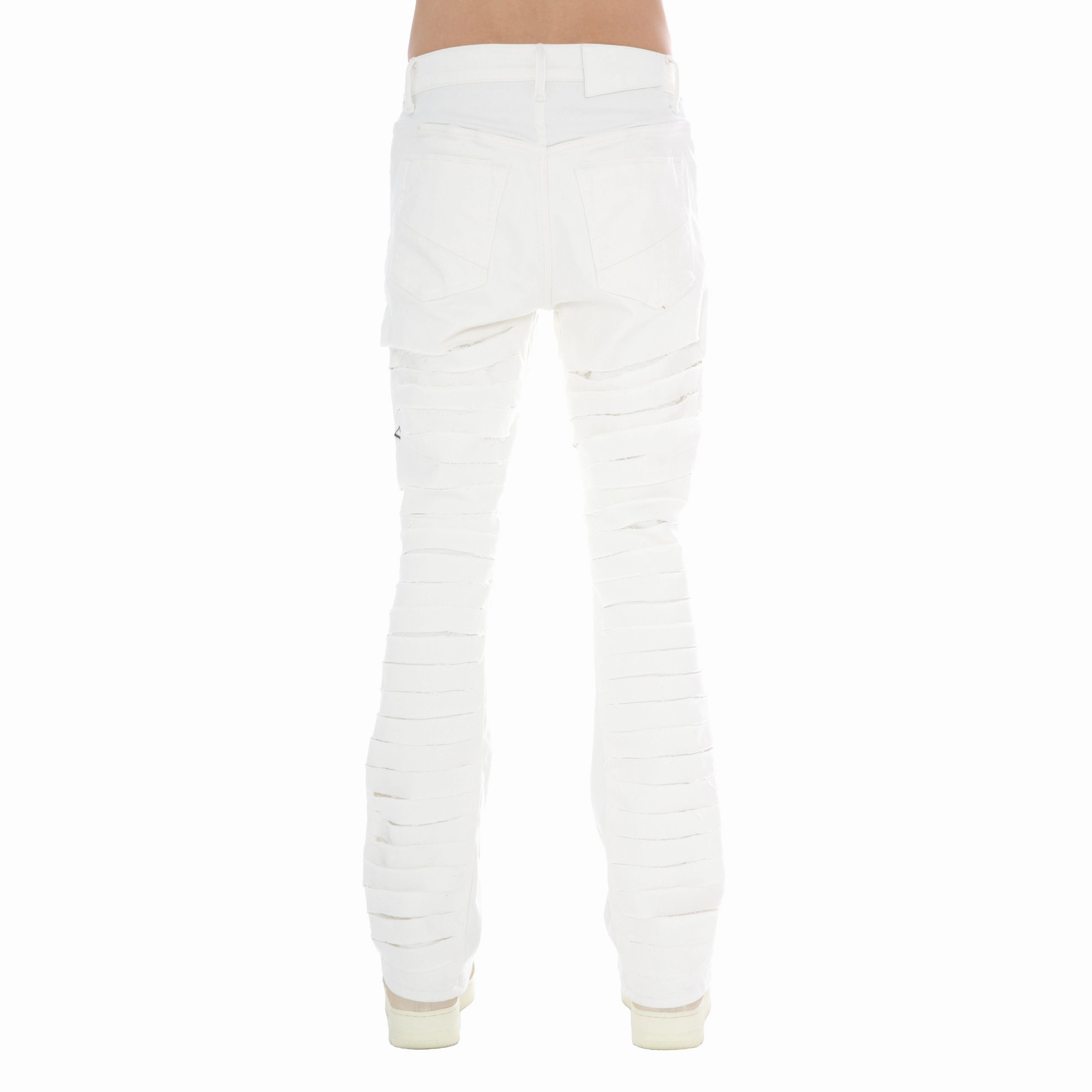 Mars Bootcut In White