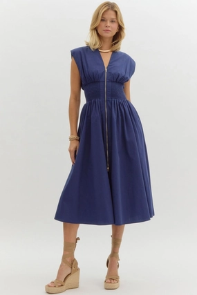Marylin Maxi Dress - Navy womens gowns outlet