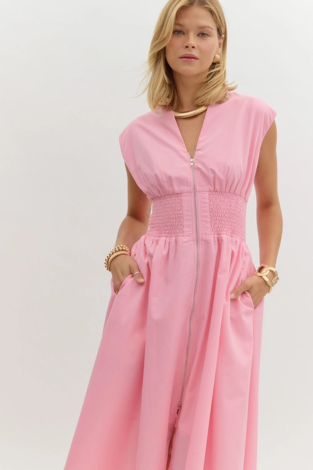 Marylin Maxi Dress - Pink