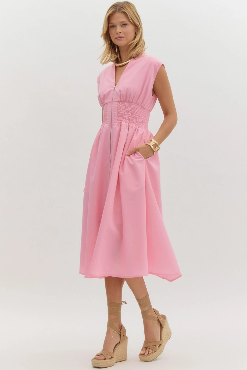Marylin Maxi Dress - Pink