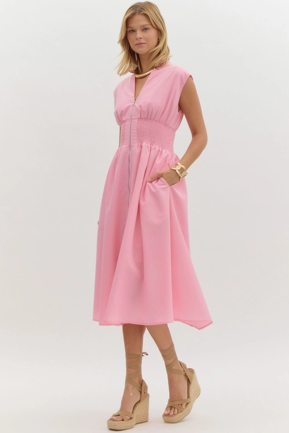 Marylin Maxi Dress - Pink
