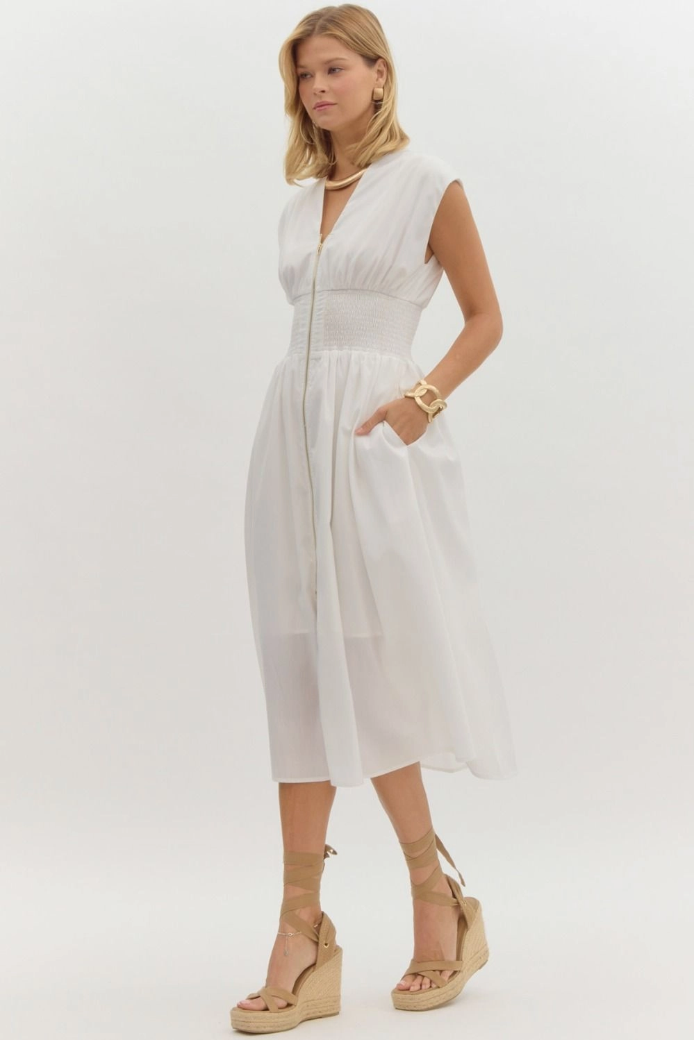 Marylin Maxi Dress - White