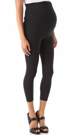 Maternity Cropped Leggings In Navy Activewear Womens - sports bras best price