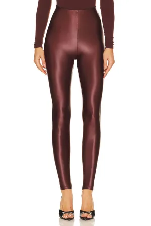 Matte Metallic Legging In Copper Activewear Womens - fitness leggings online