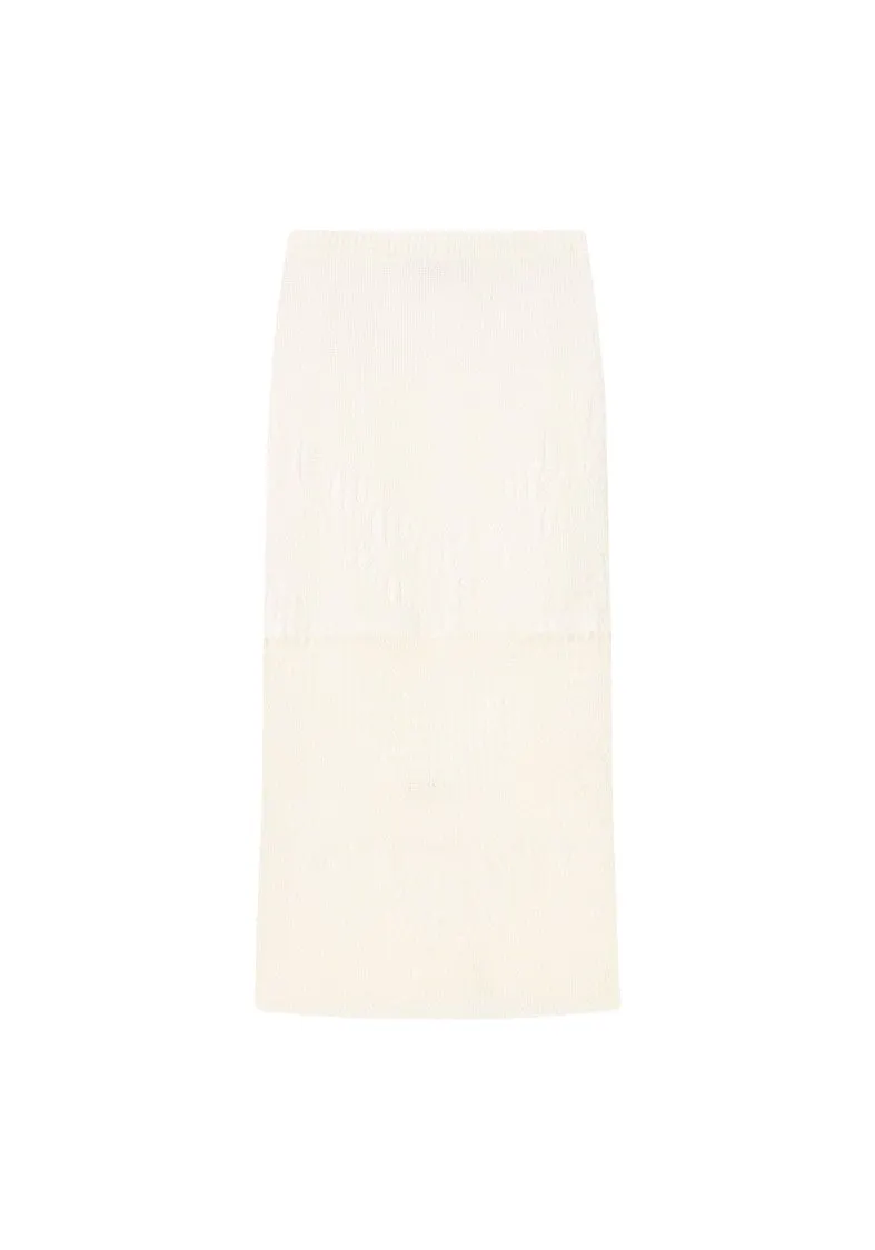 Maud - Lace Knit Midi Skirt