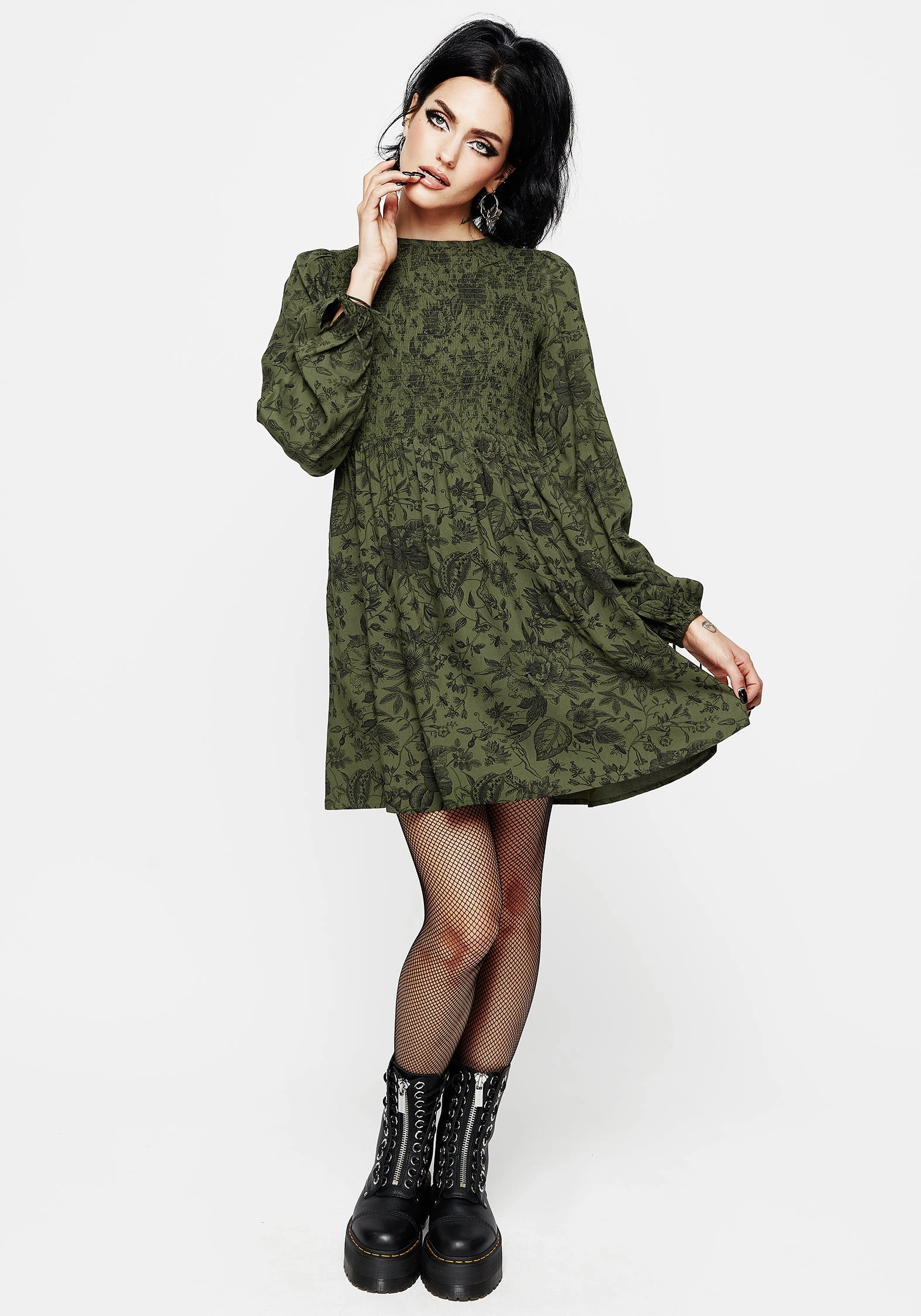Meadowflowers Floral Print Mini Dress