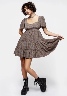 Meadowsweet Tiered Mini Dress Dresses Womens - wedding guest outfits