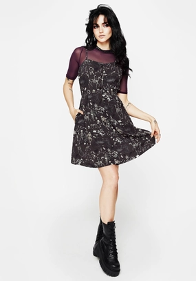 Melancholia Button Up Mini Apron Dress Dresses Womens - wedding guest outfits