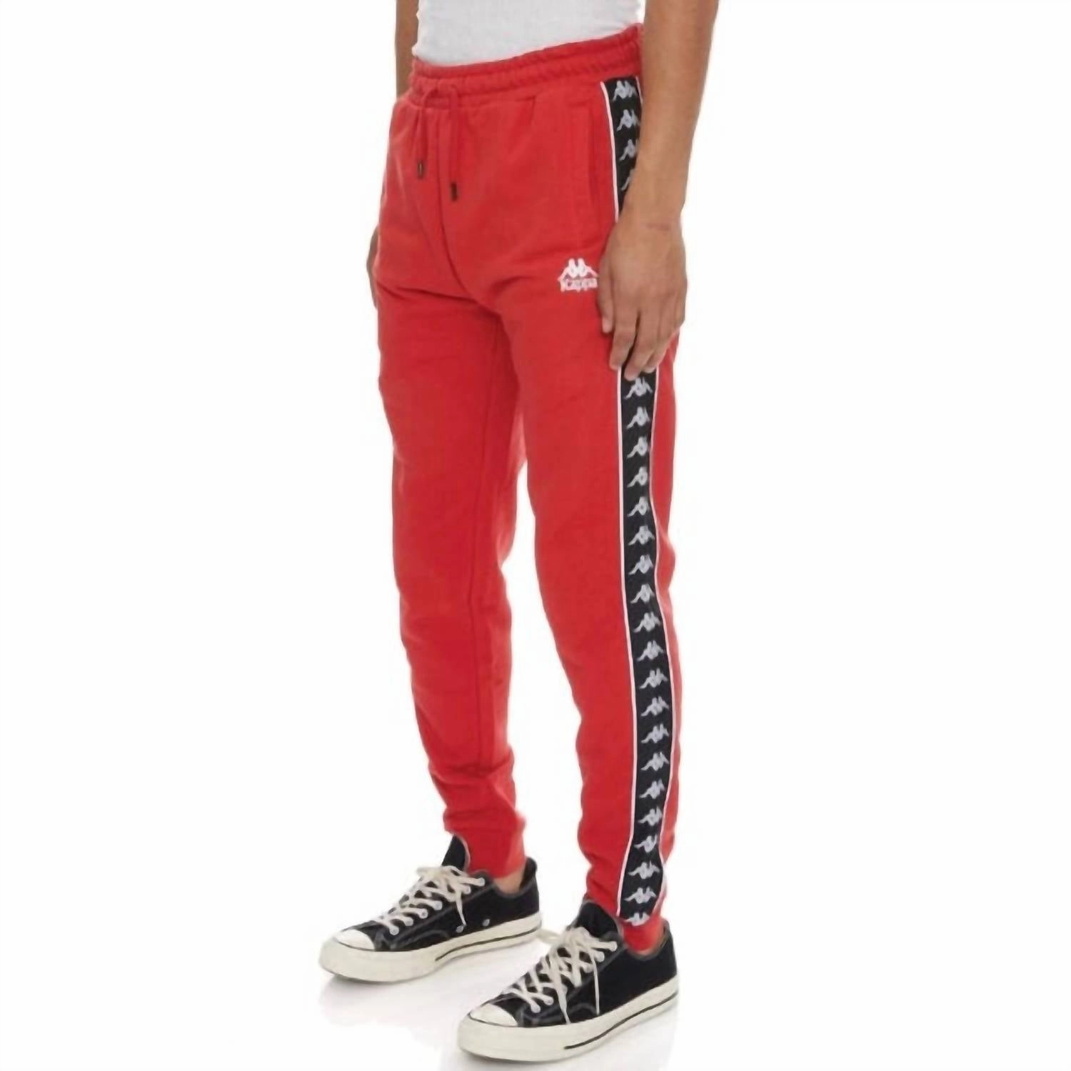 Men's 222 Banda Alanz 2 Sweatpants In Red/black