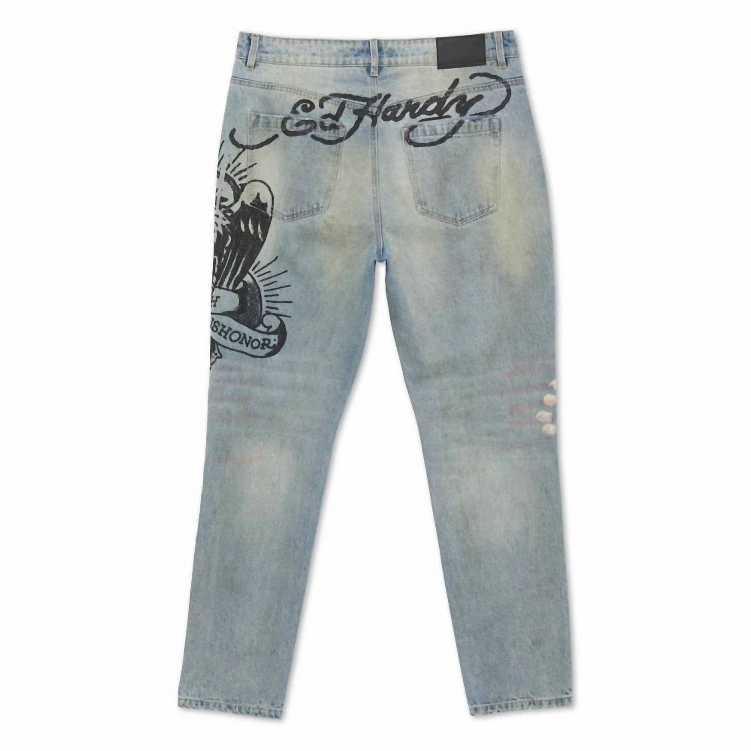Men's Eagle Slim Taper Jean In Light Vintage
