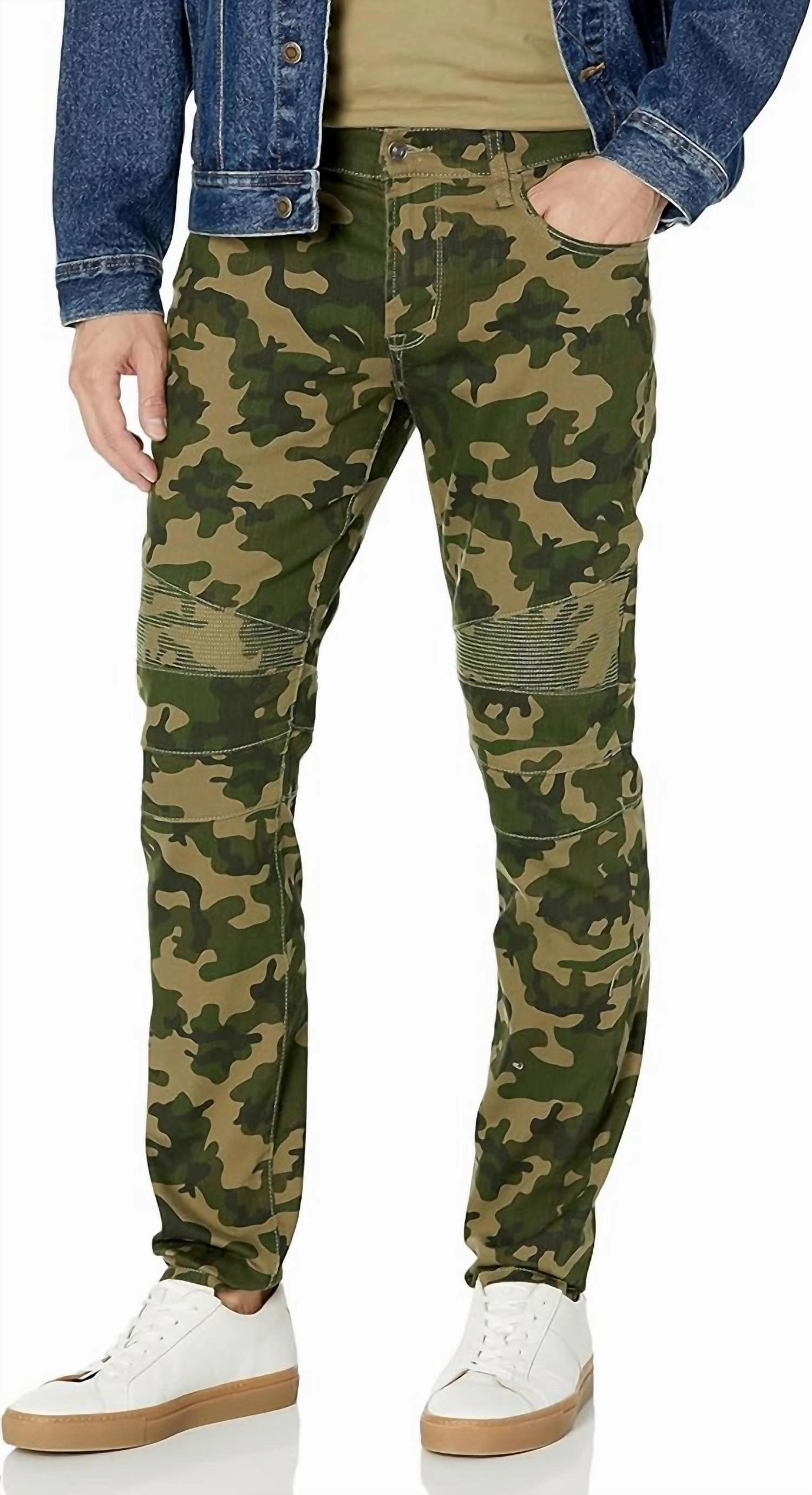 Men's Ethan Biker Skinny Jean In Deep Soul