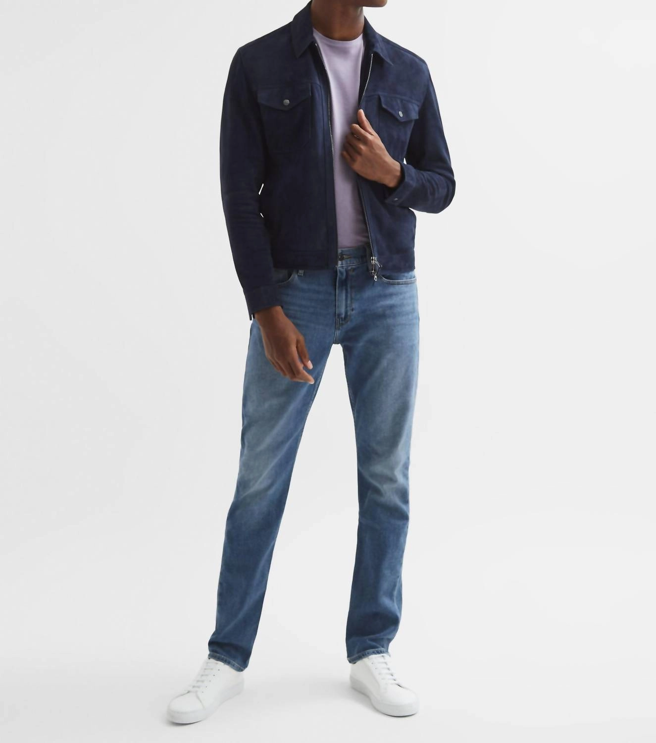 Men's Federal Slim Fit Straight Leg Jeans In Garfield