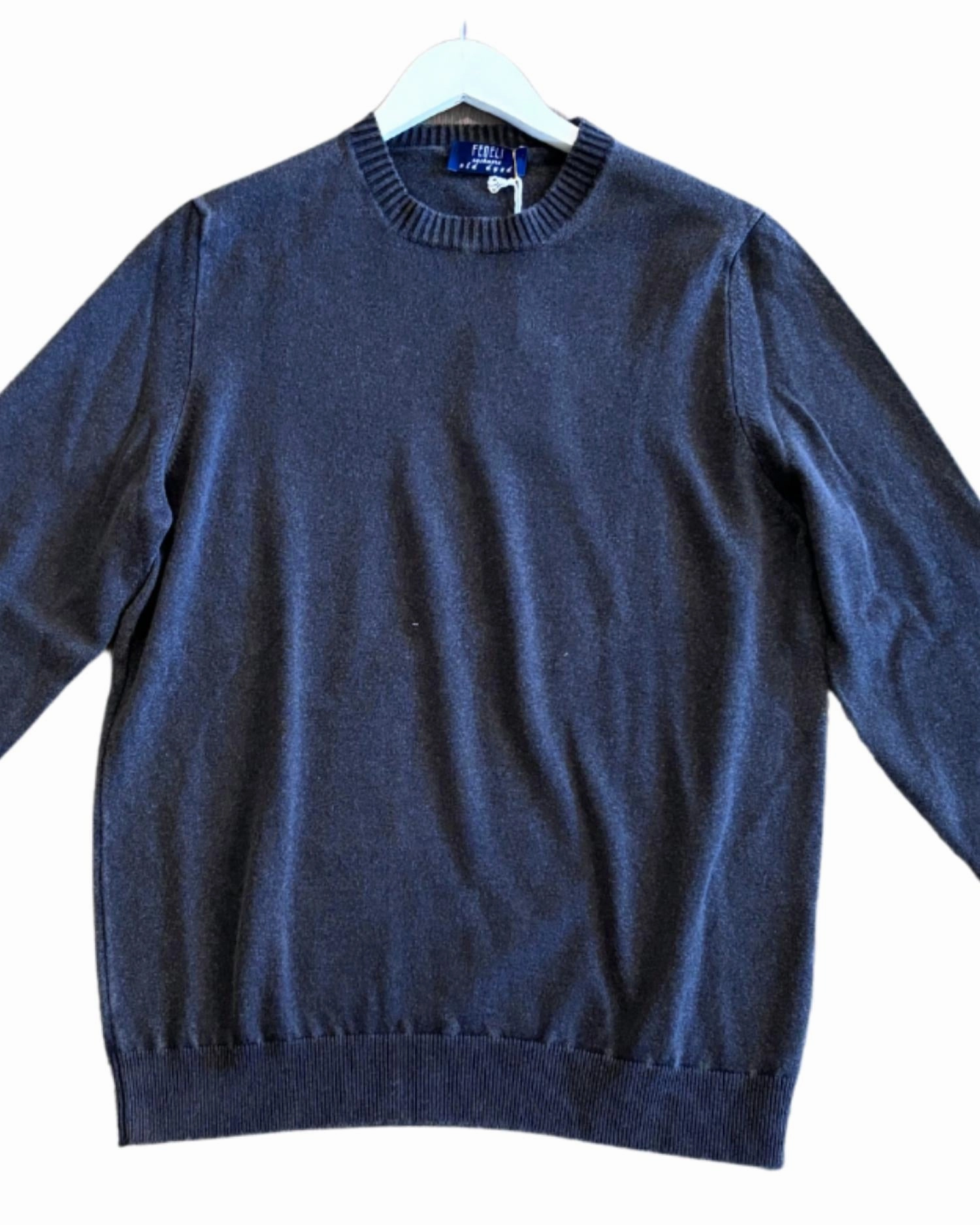 Men's Frosted Crewneck Sweater In Grey