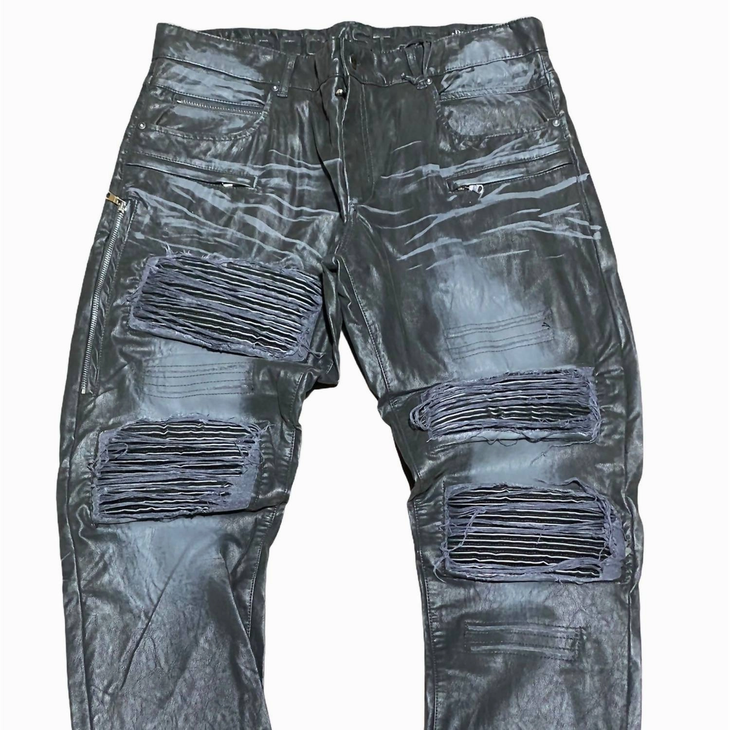 Men's Georgio Jeans In Black Dark Wash