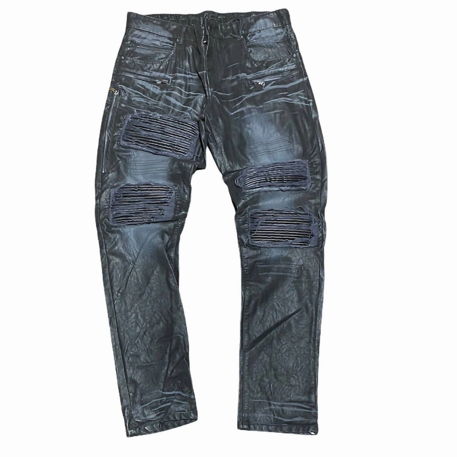 Men's Georgio Jeans In Black Dark Wash