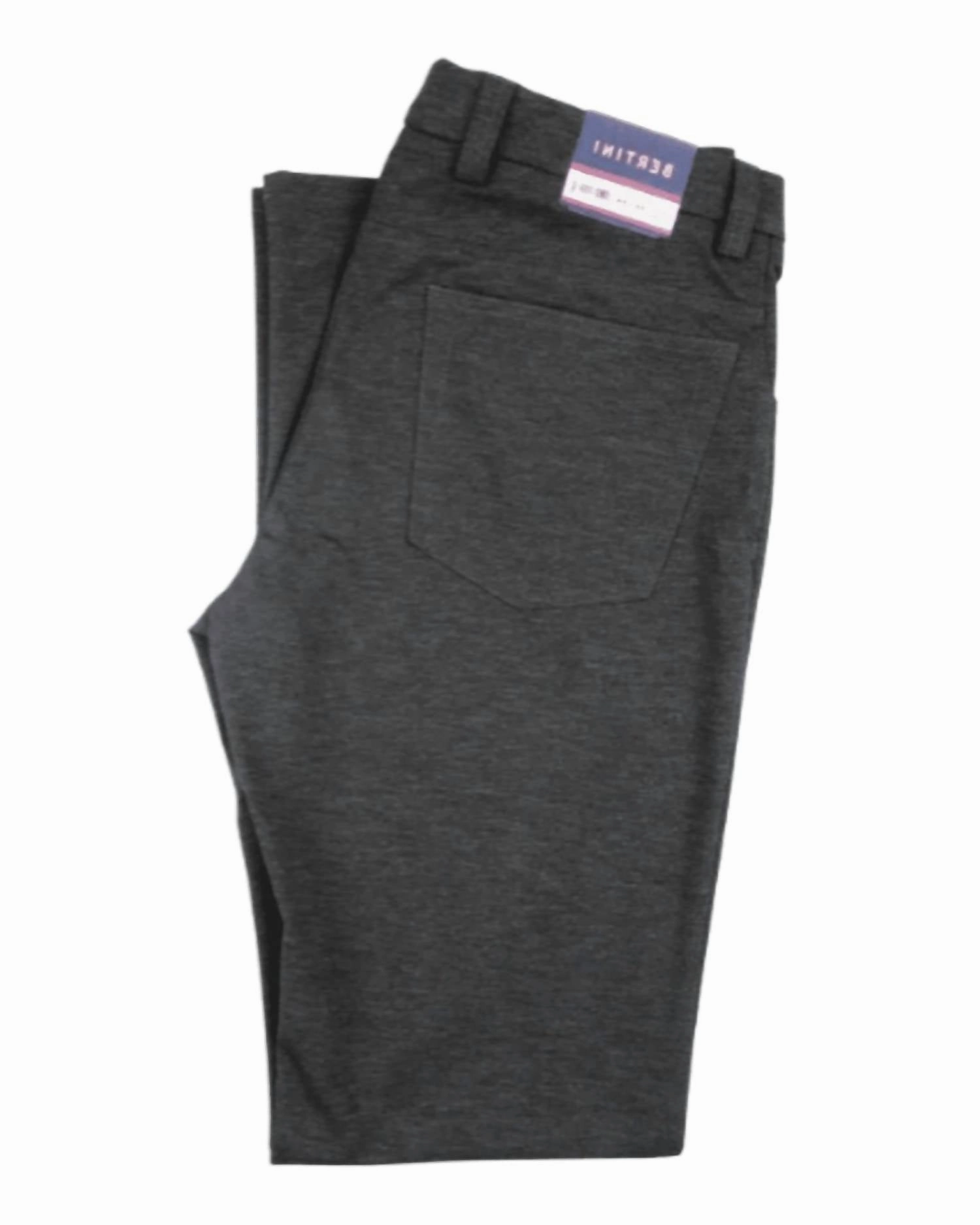 Men's Kurt Vertical Knit 5-Pocket Pants In Charcoal