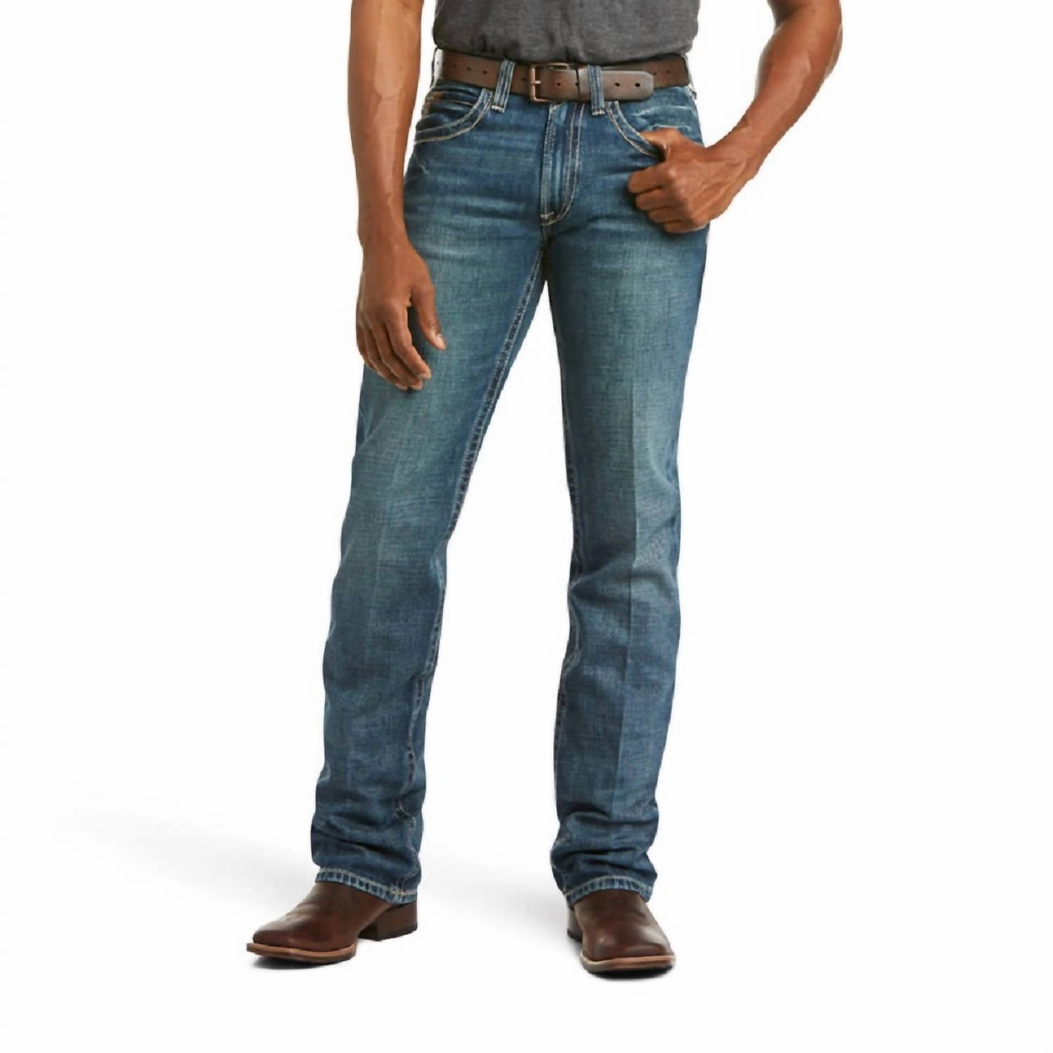 Men's M5 Slim Boundary Stackable Straight Leg Jean - Length: 36" In Gulch