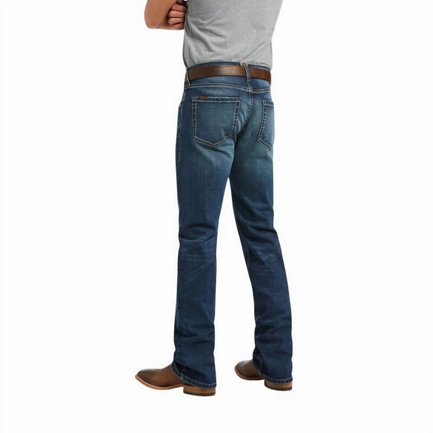 Men's M5 Stretch Madera Stackable Straight Leg Jean - Length: 42" In Heath