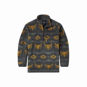 Men's Marfa Valley Fleece Pullover In Slate knit sweaters cheap