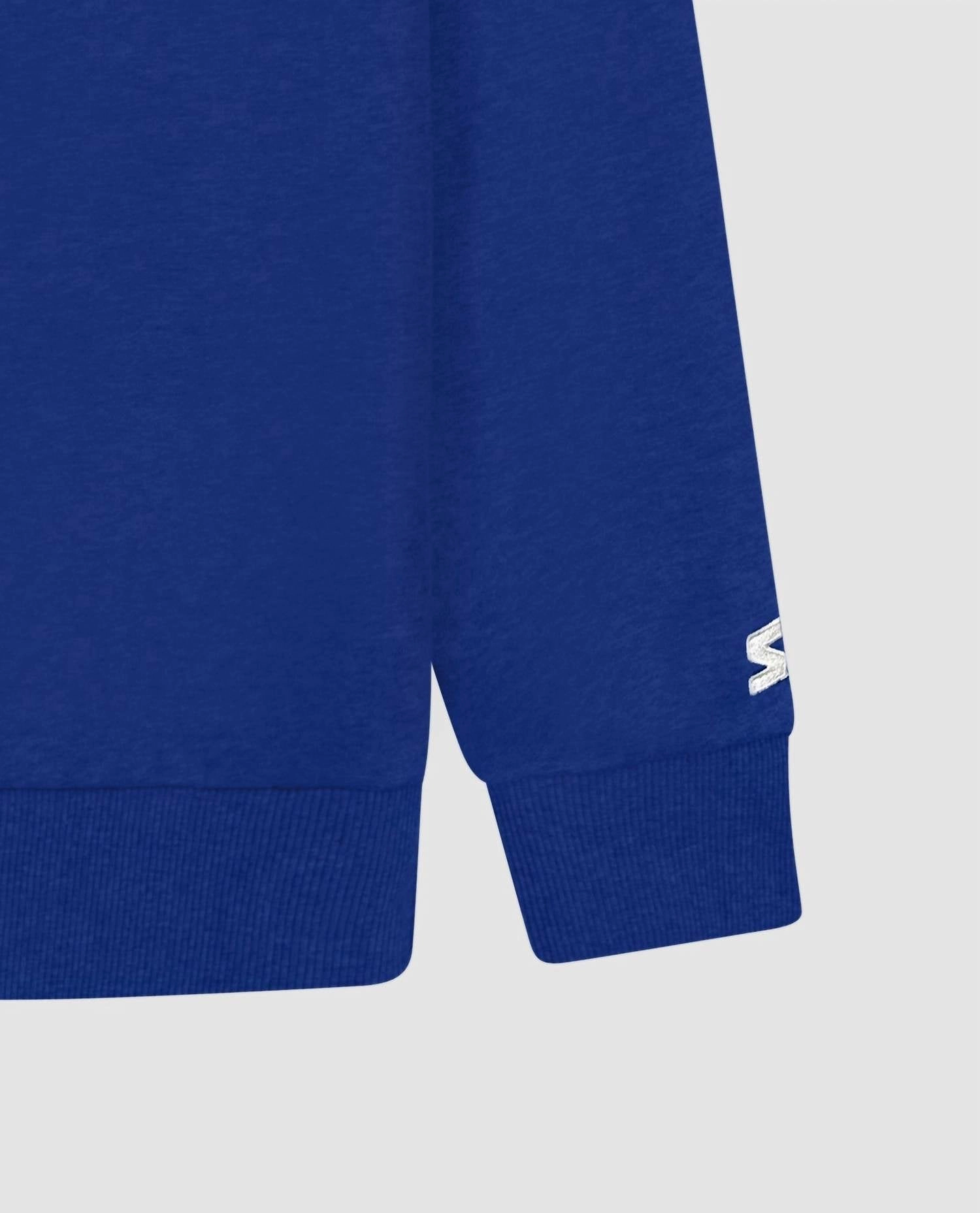 Men's New York Giants Starter Jacquard Pullover Sweater In Blue