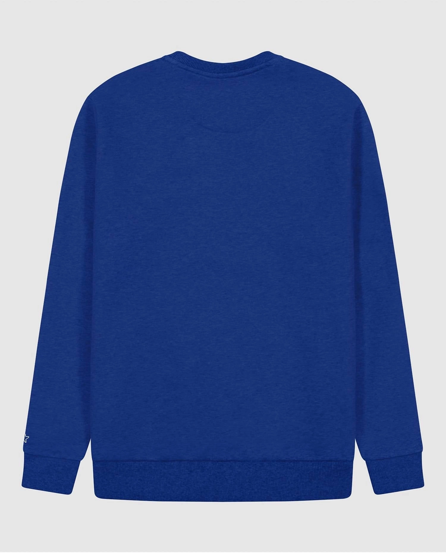 Men's New York Giants Starter Jacquard Pullover Sweater In Blue
