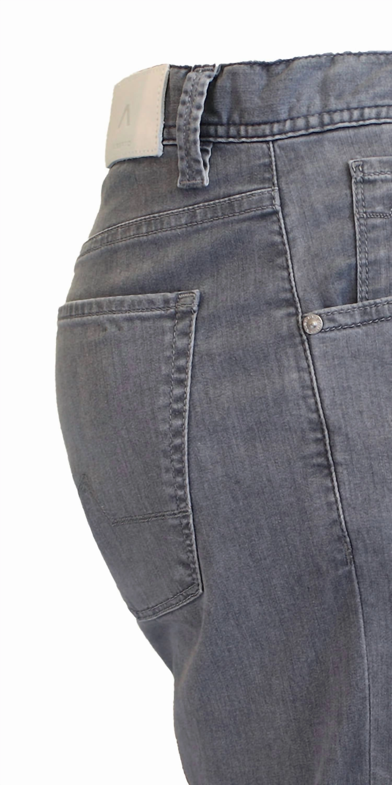 Men's Super Light Tencel Denim Jean In Grey