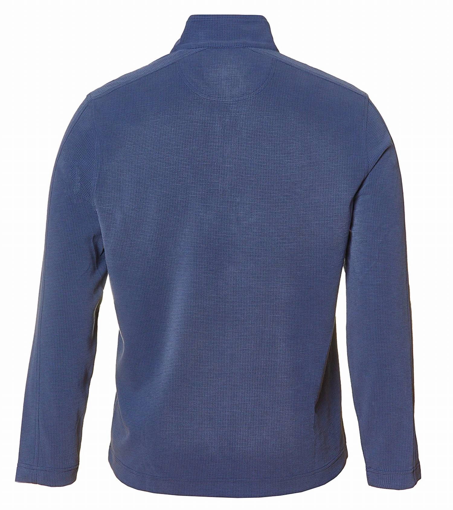 Men's Waffle Quarter Zip Sweater In Navy