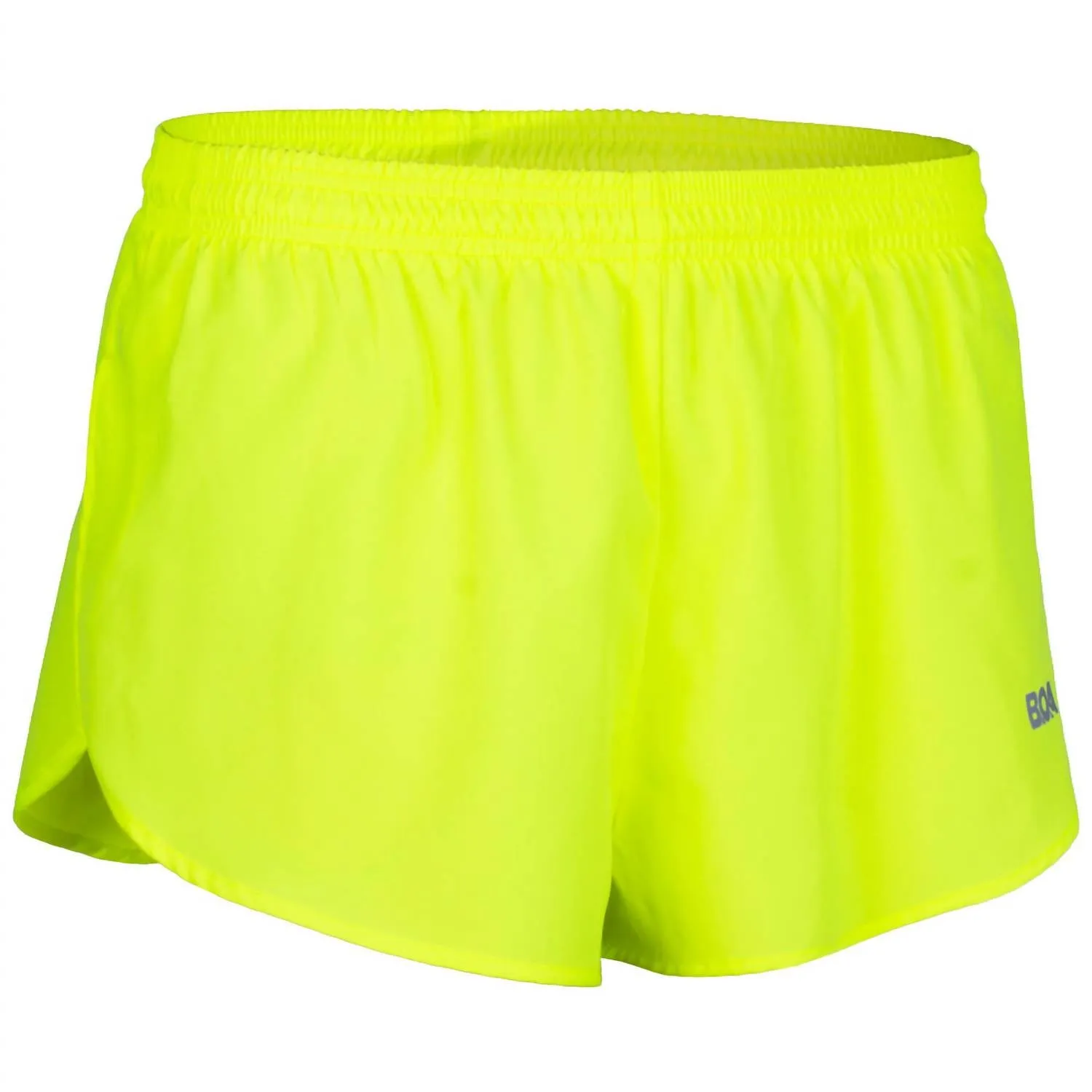 Men's 1" Elite Split Short In Neon Yellow