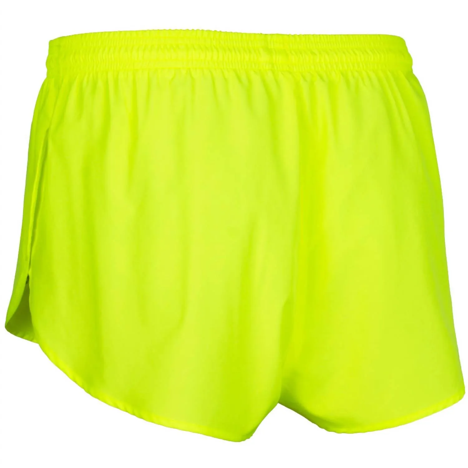 Men's 1" Elite Split Short In Neon Yellow