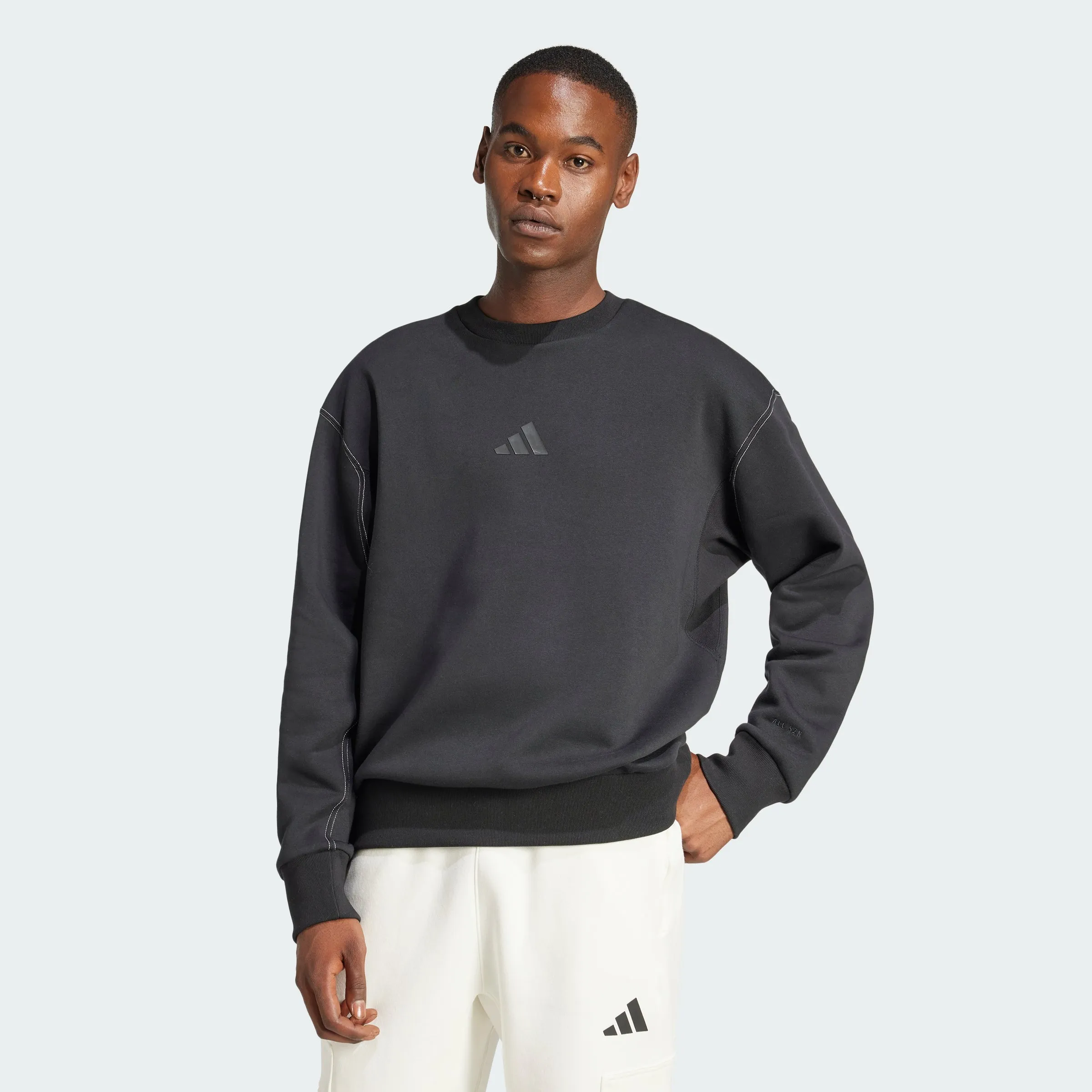 Men's adidas ALL SZN Fleece Graphic Sweatshirt
