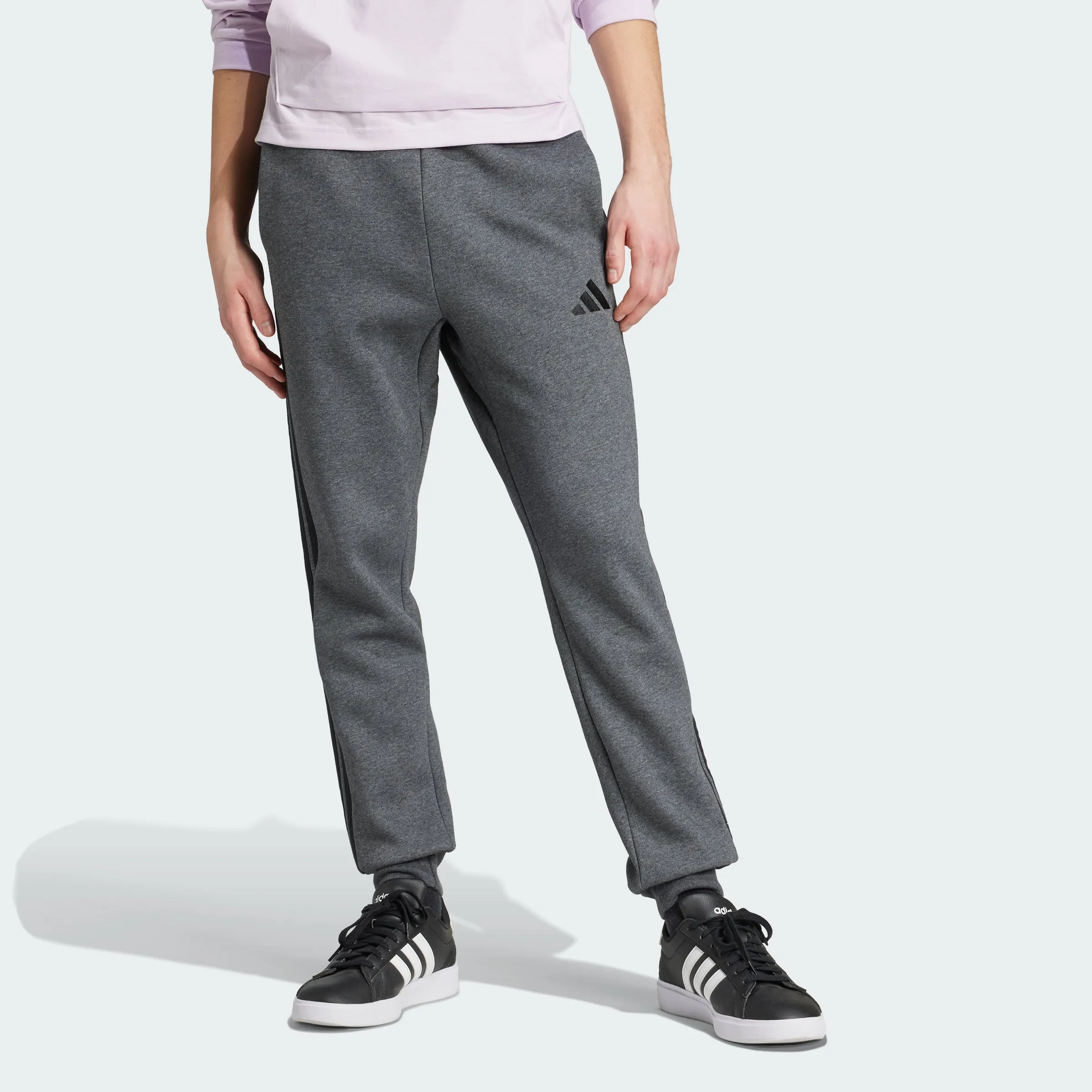 Men's adidas Essentials 3-Stripes Fleece Pants
