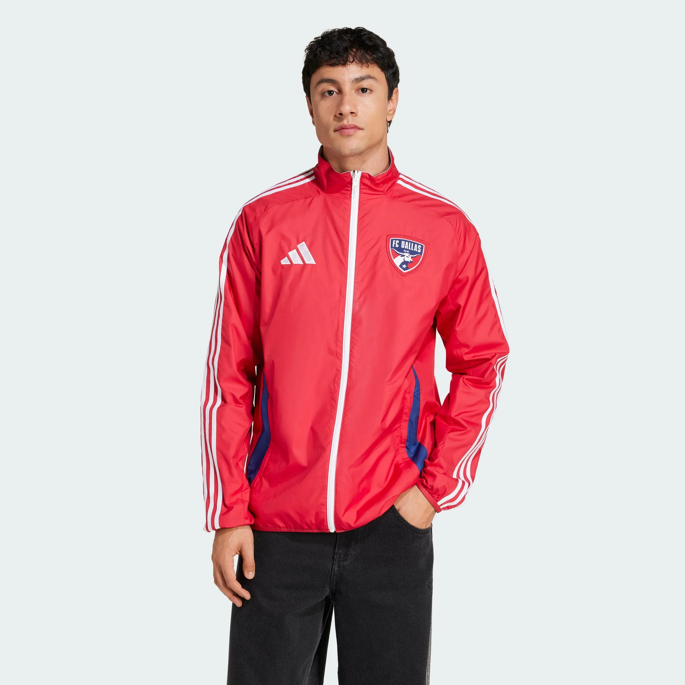 Men's adidas FC Dallas Reversible Anthem Jacket