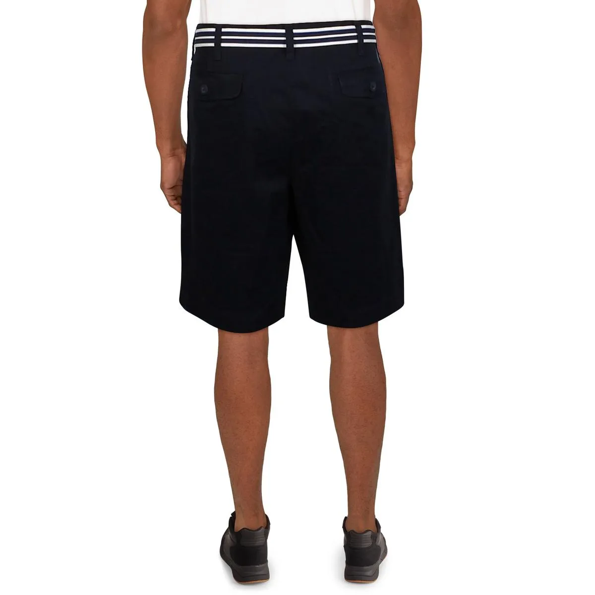 Mens Cotton 10" Inseam Casual Shorts