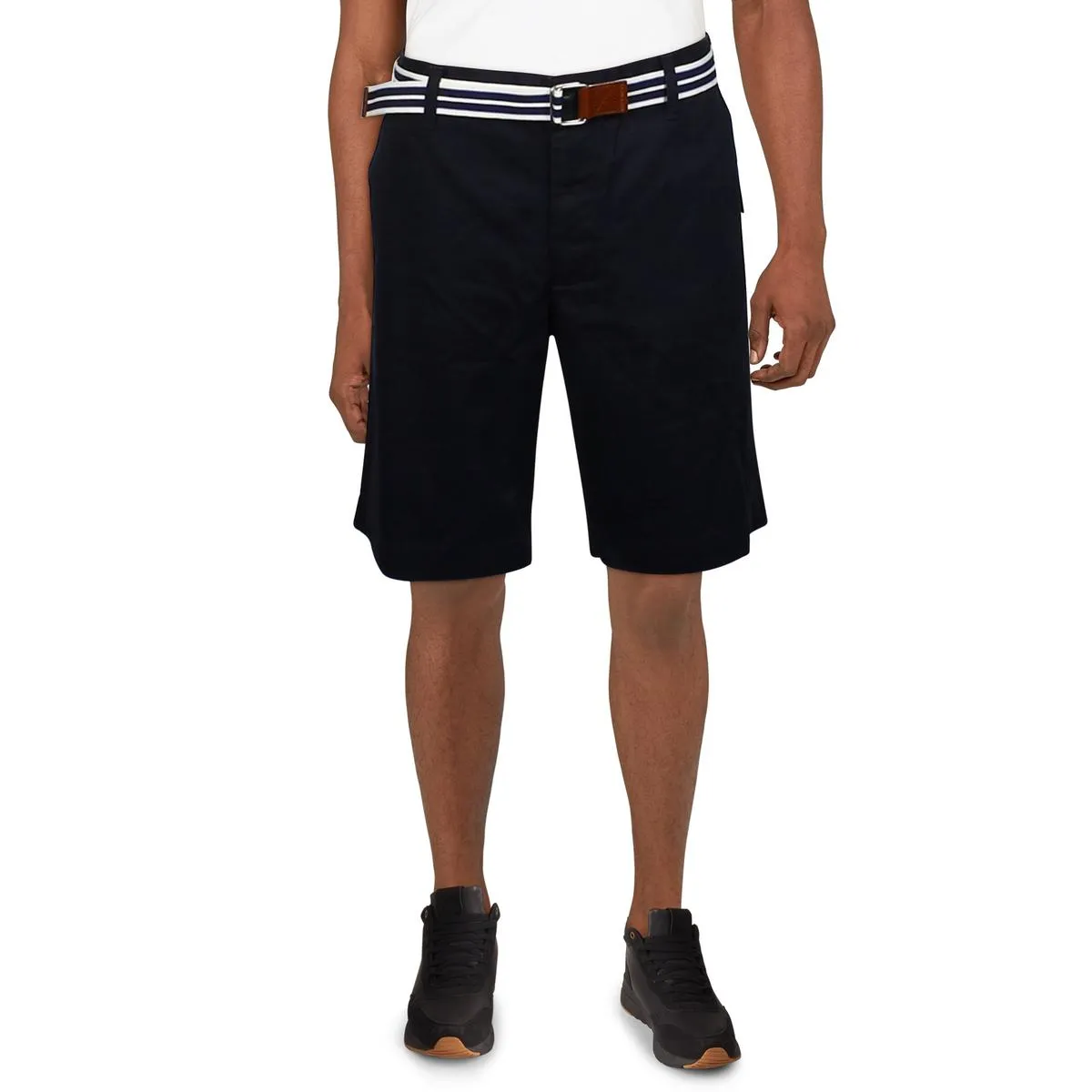 Mens Cotton 10" Inseam Casual Shorts