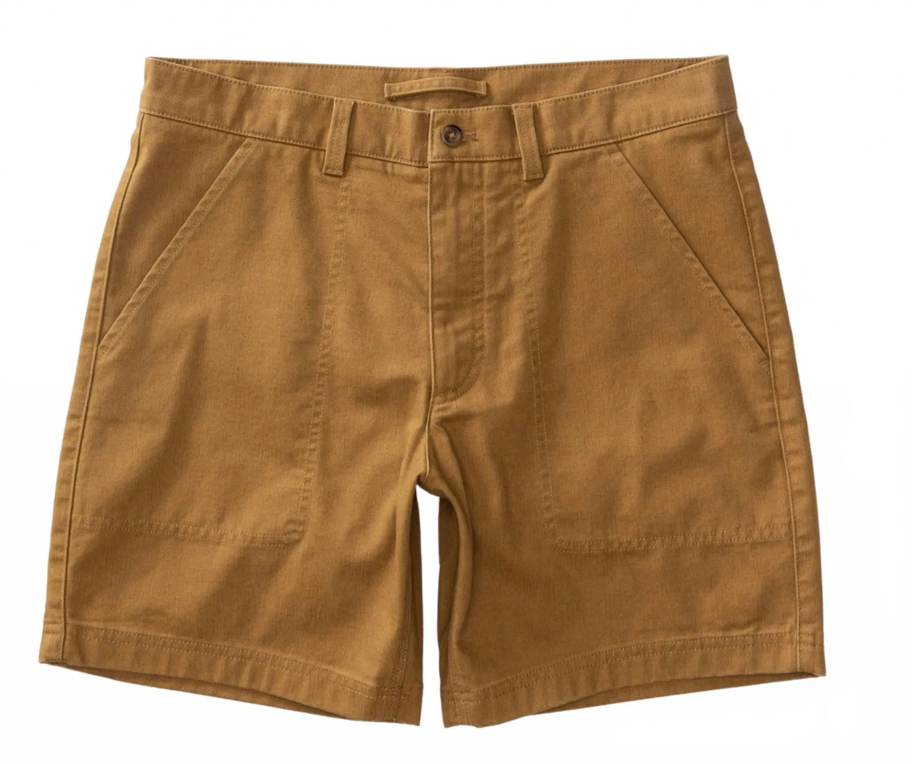 Men's Field Canvas Camp Short In Dull Gold