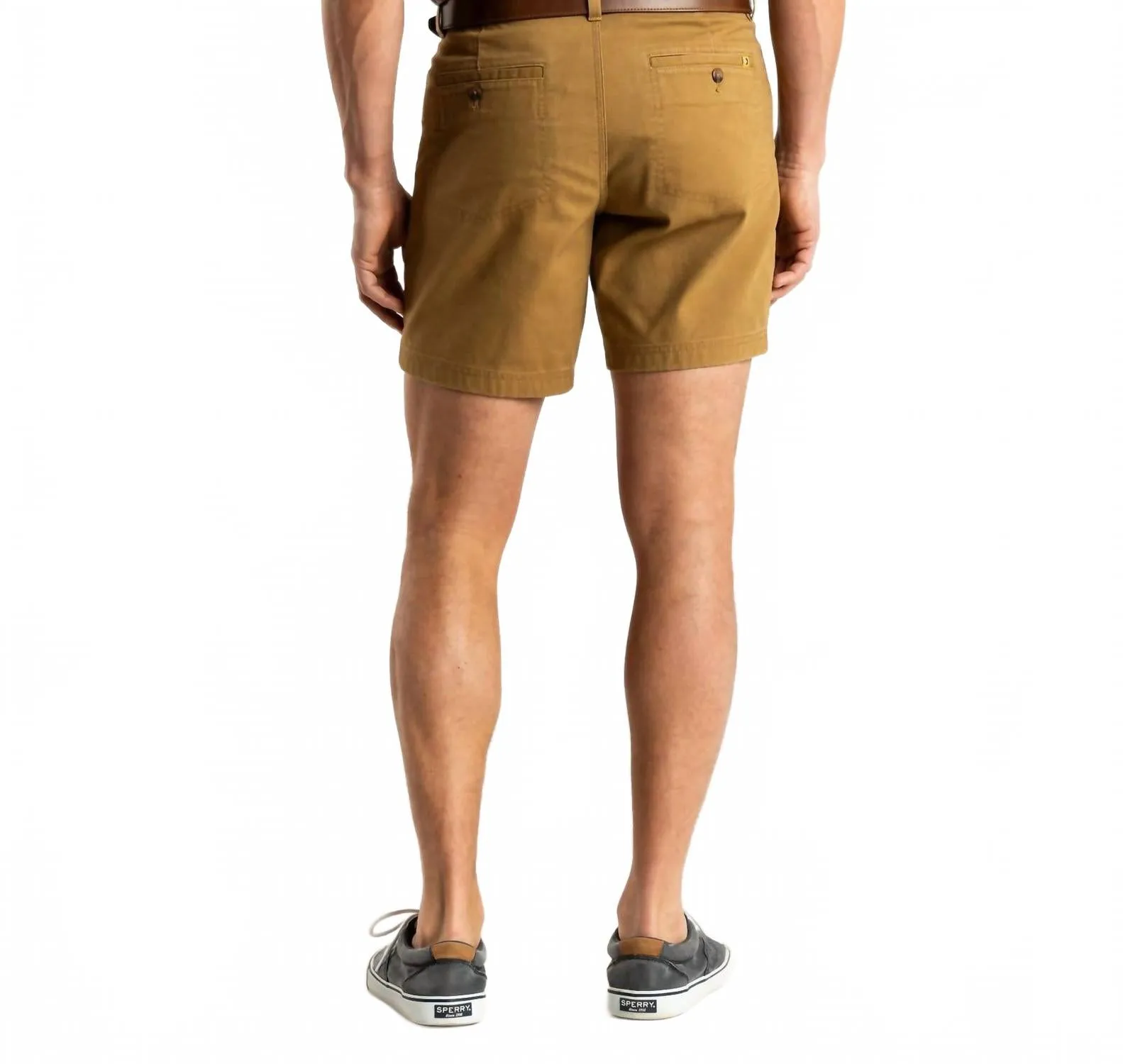 Men's Field Canvas Camp Short In Dull Gold