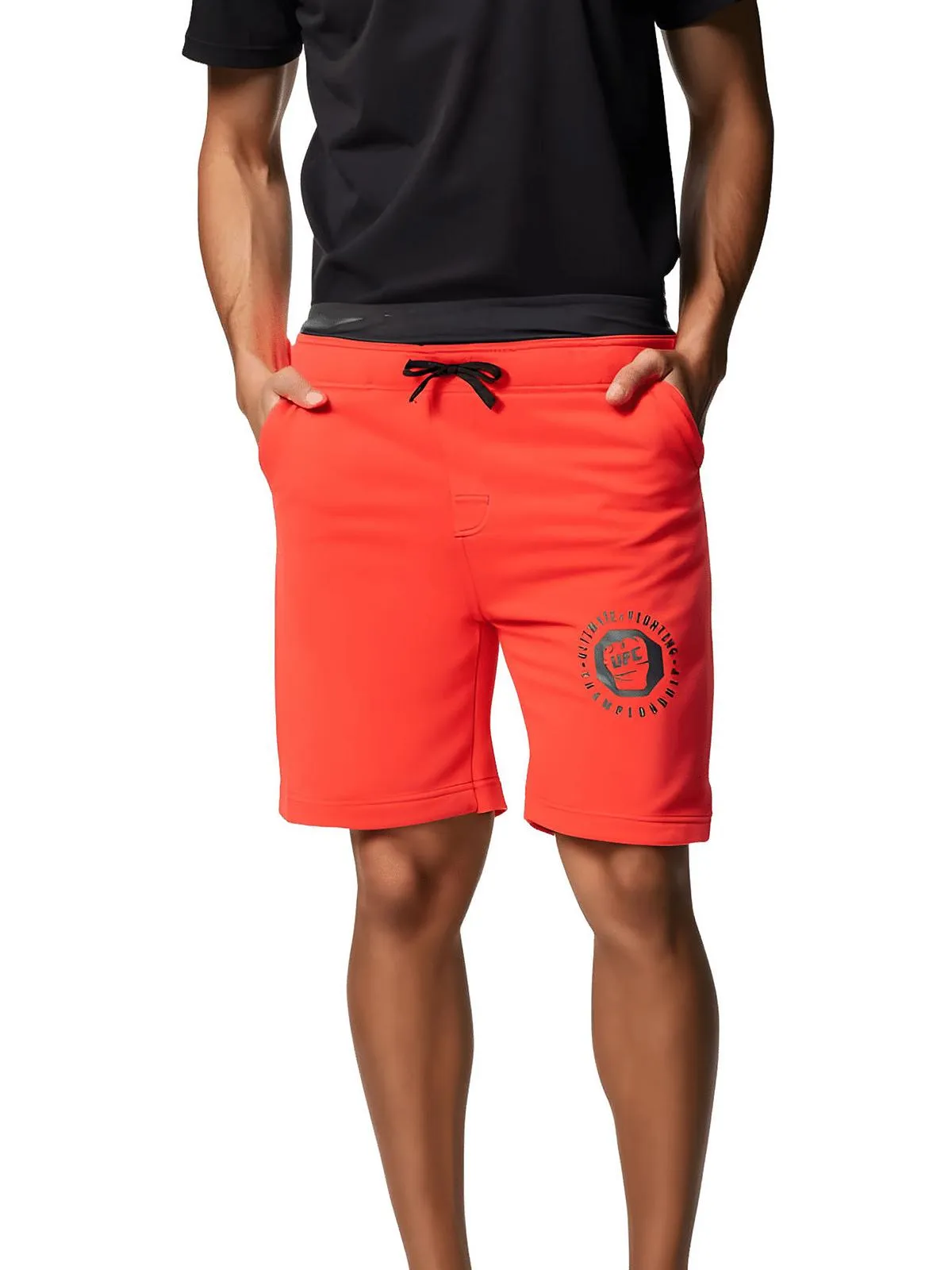 Mens Logo Polyester Shorts