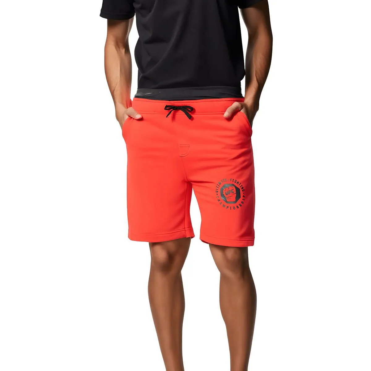 Mens Logo Polyester Shorts