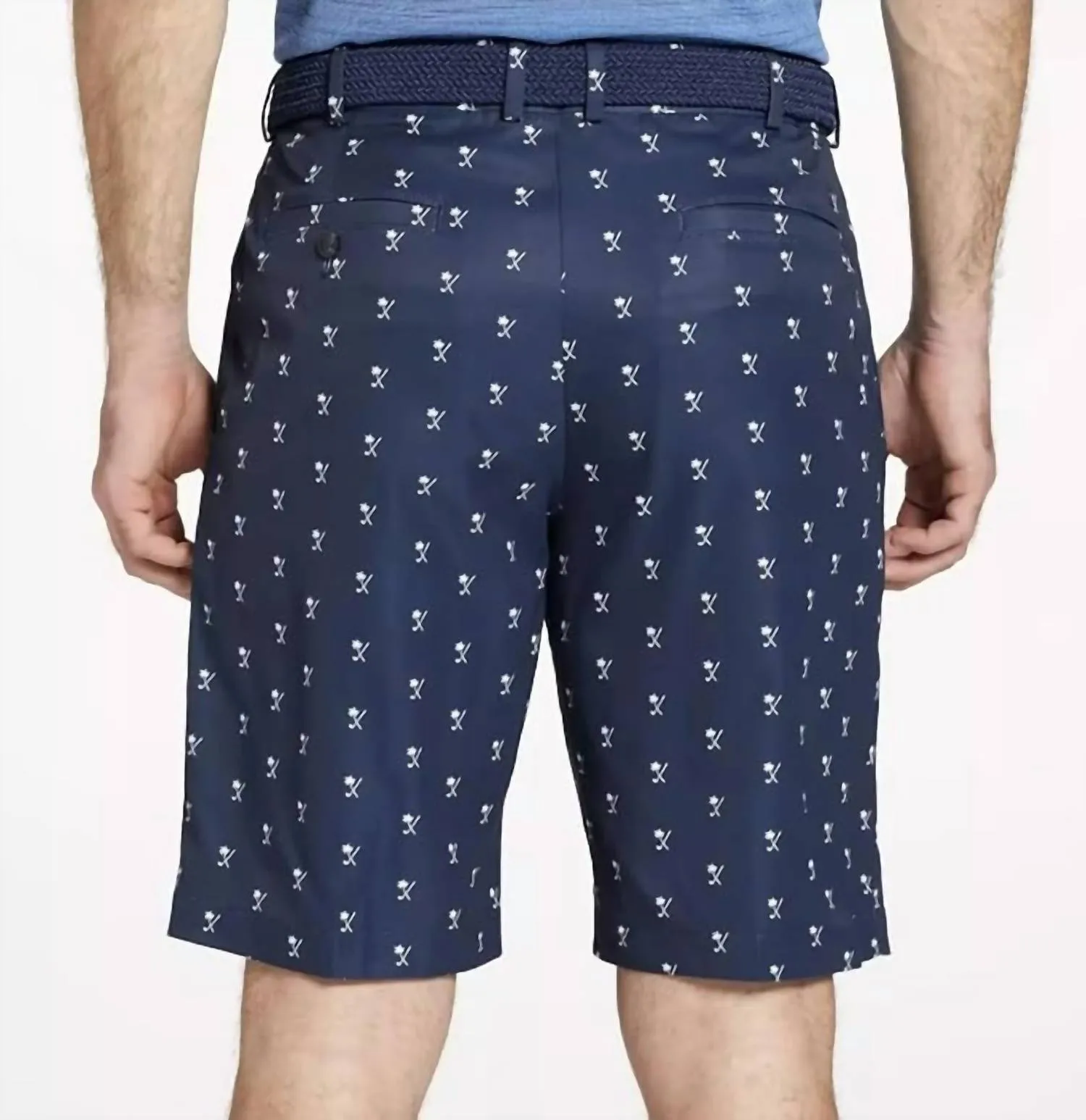 Men's Performance 10" Golf Shorts In Palm Club Navy