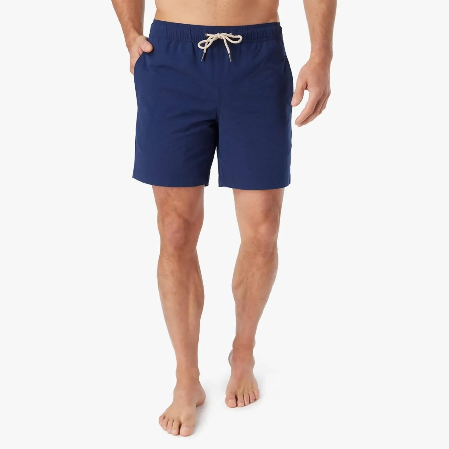 Men's Seersucker Bayberry Shorts In Navy