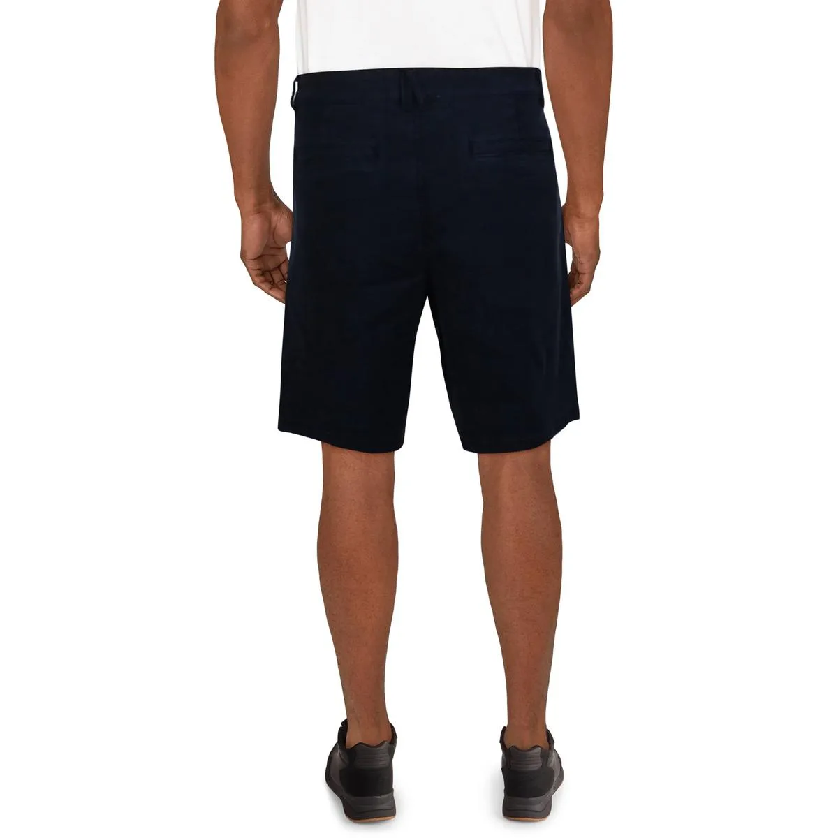 Mens Solid Linen Chino Shorts