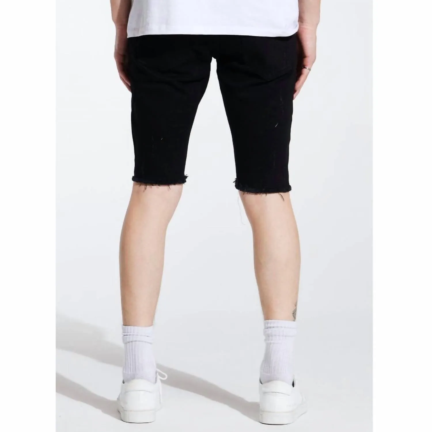 Men's Summit Patchwork Short In Black